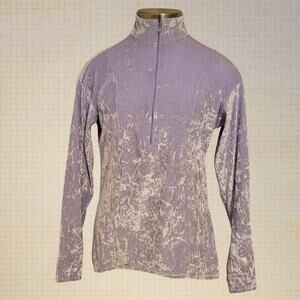 Terry Precision Purple Velvet Reflective Cycling Jersey Women’s M Long Sleeve